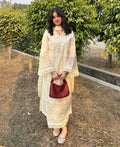 3 pcs Lawn Cotton Embroidered Dress