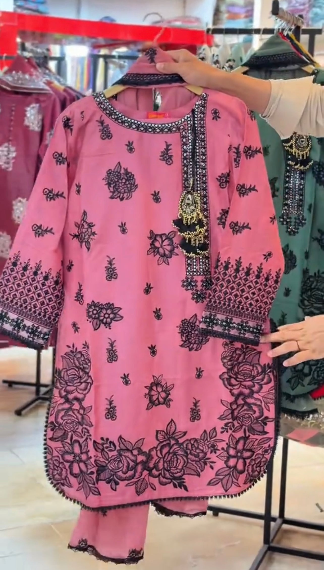 Dhanak Summer Saya Dress 3Pcs