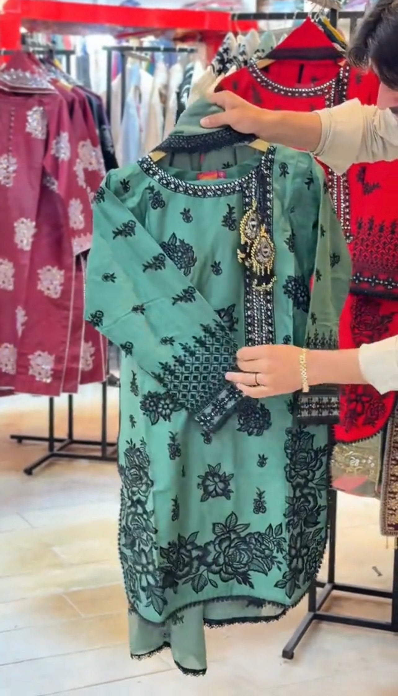 Dhanak Summer Saya Dress 3Pcs