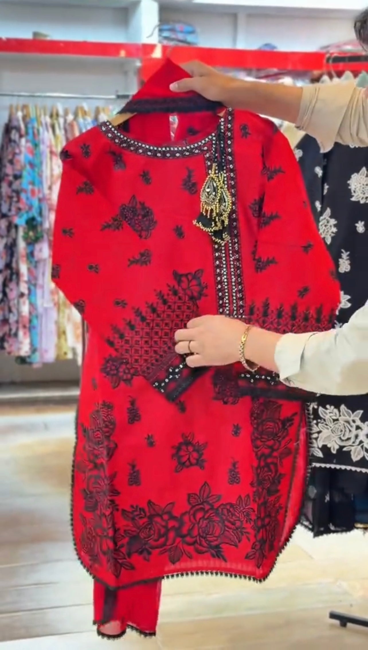 Dhanak Summer Saya Dress 3Pcs