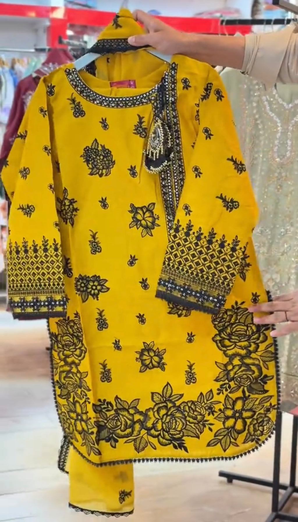 Dhanak Summer Saya Dress 3Pcs