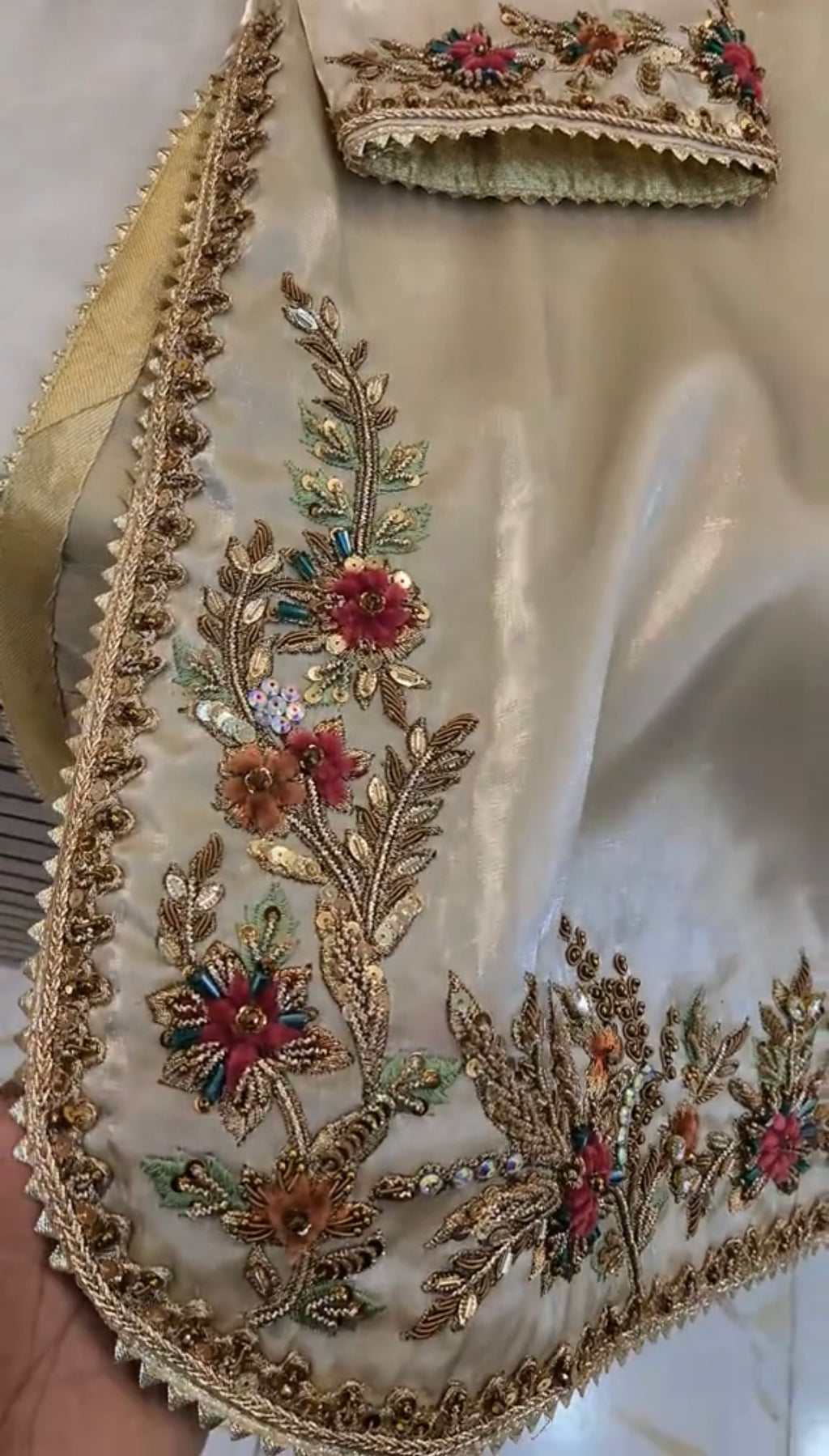 Handmade Embroidered Stitched 3 Piece