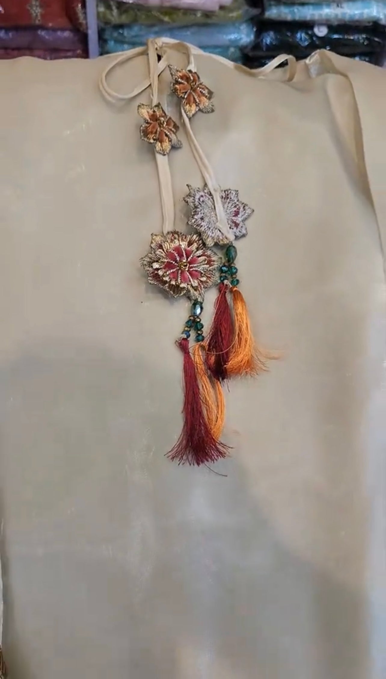Handmade Embroidered Stitched 3 Piece