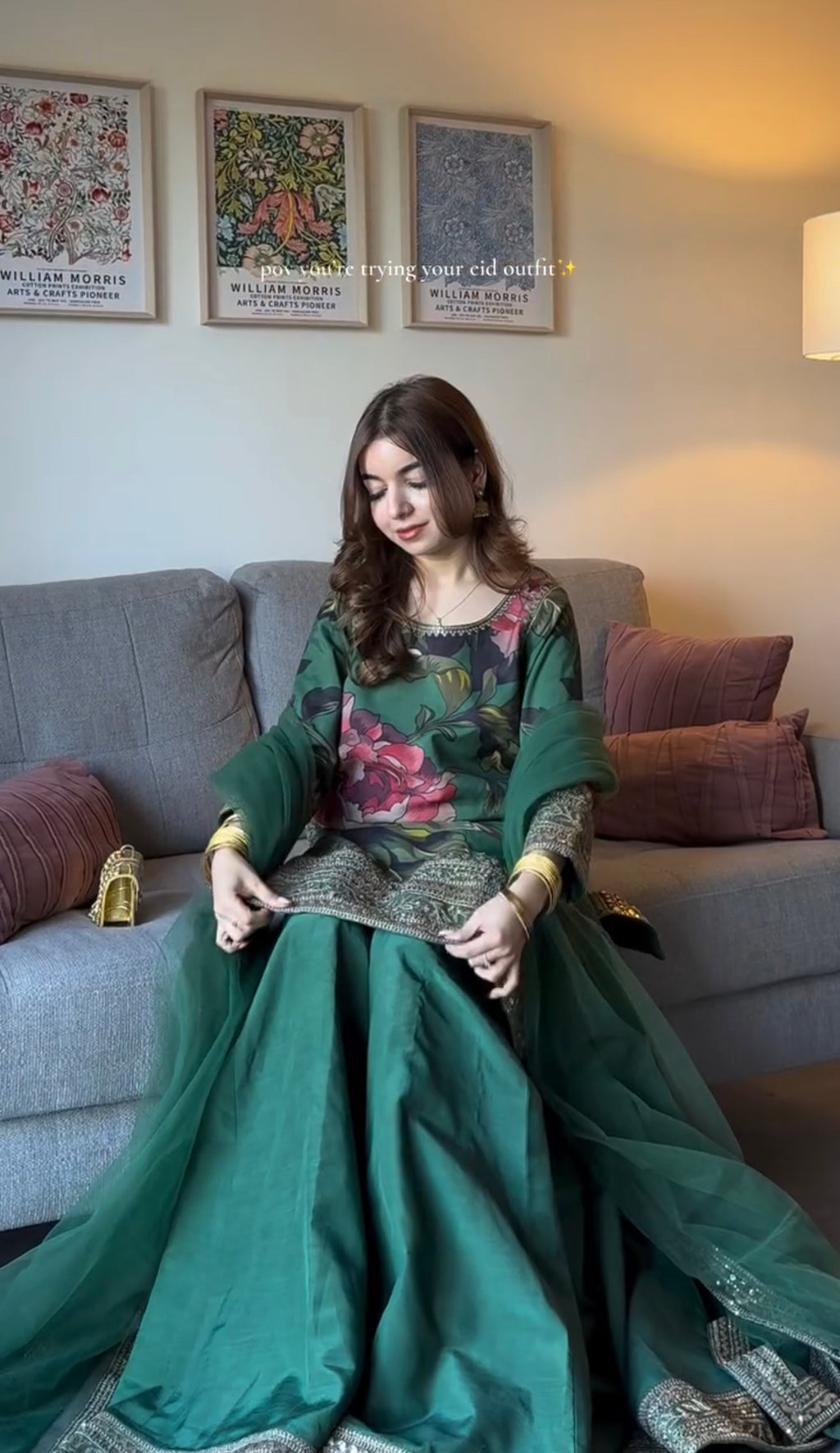 Dhanak Viral Eid Dress 3 Piece