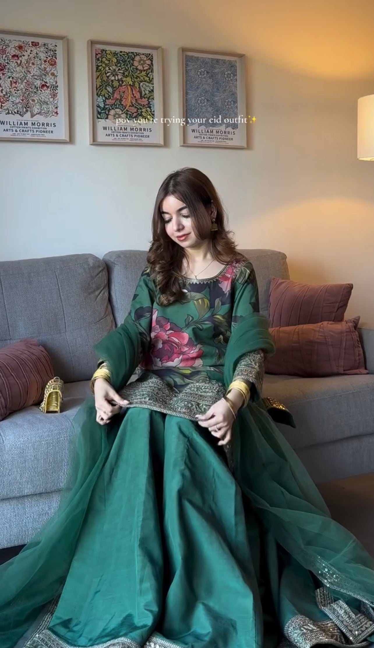 Dhanak Viral Eid Dress 3 Piece