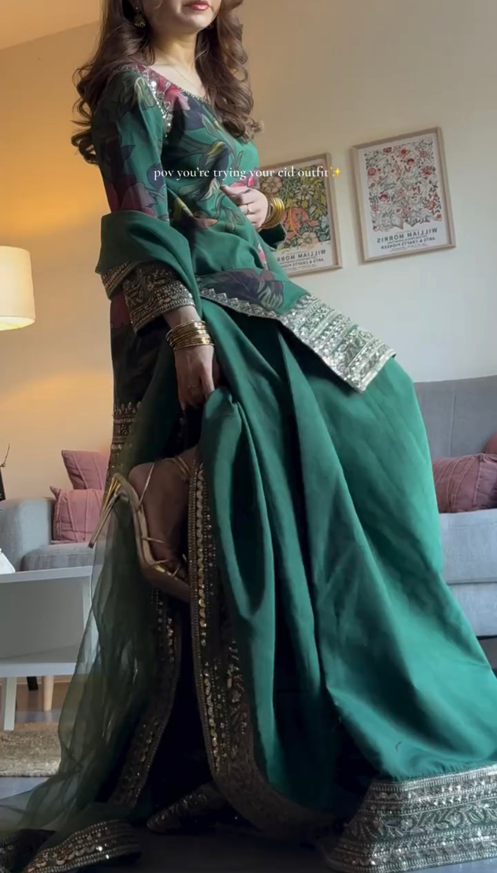 Dhanak Viral Eid Dress 3 Piece