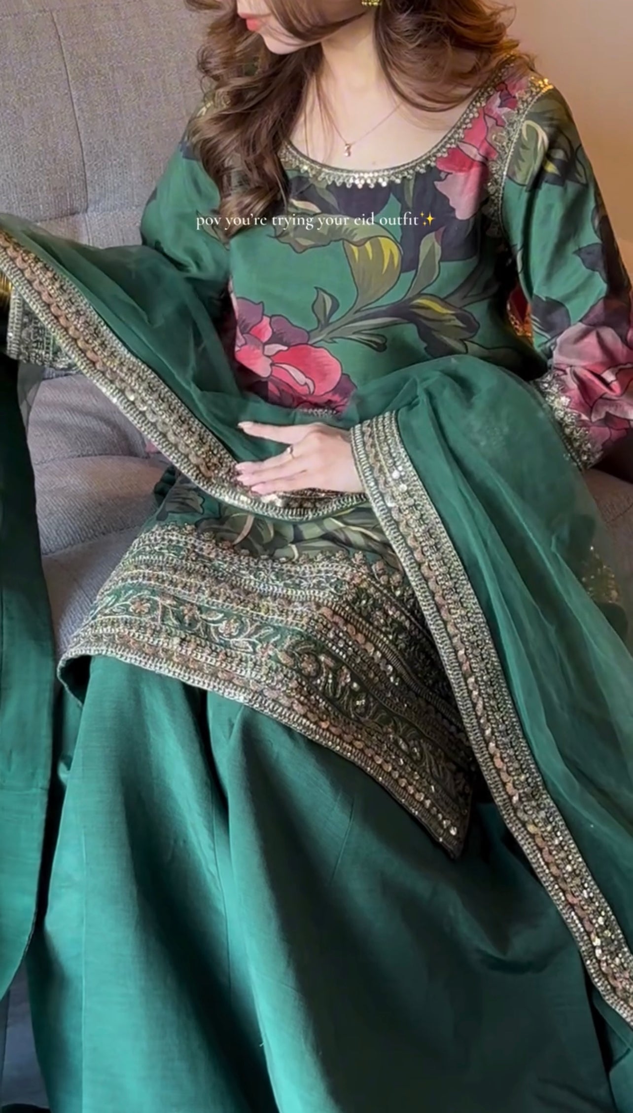 Dhanak Viral Eid Dress 3 Piece