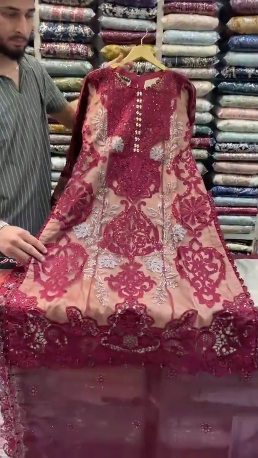 RIWAYAT EID 3 PIECE EMBROIDERED RESS