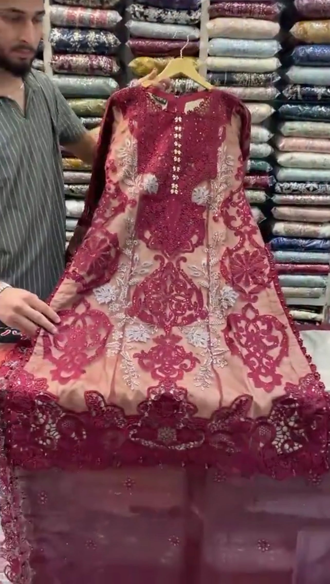 RIWAYAT EID 3 PIECE EMBROIDERED RESS