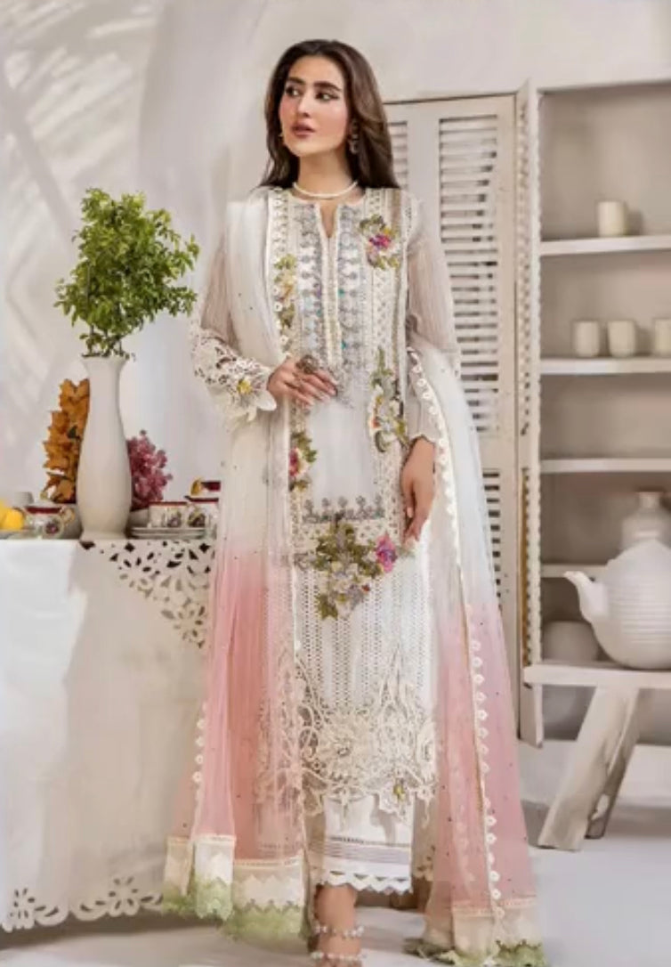 Eid Embroidered 3 Piece Dress