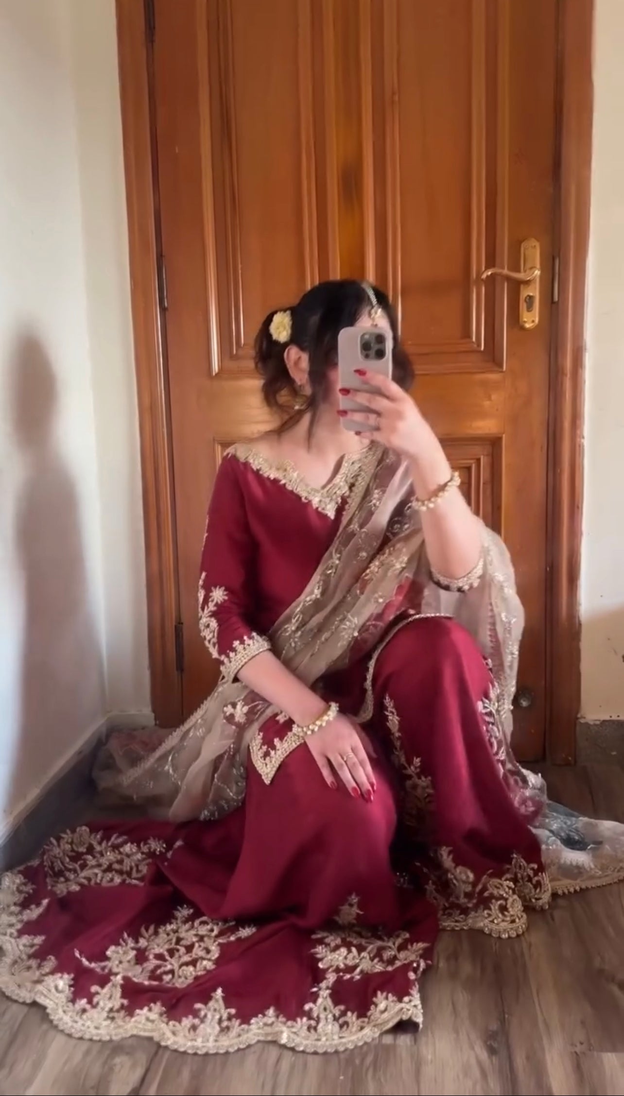 Festive Sharara 3 Piece Dress