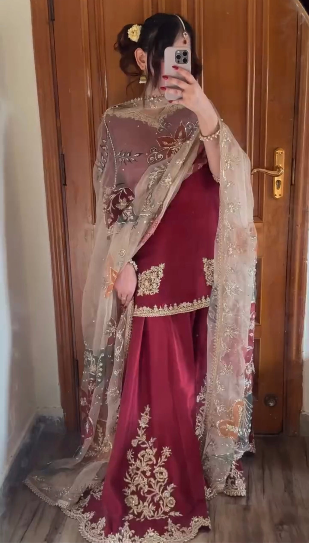 Festive Sharara 3 Piece Dress