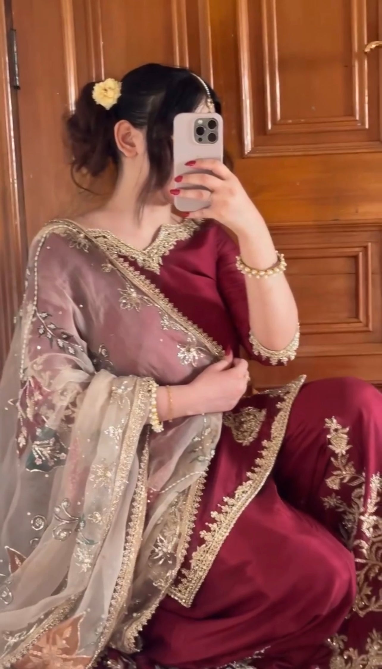 Festive Sharara 3 Piece Dress