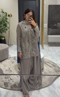 3PCS EMBROIDERED STITCHED DRESS