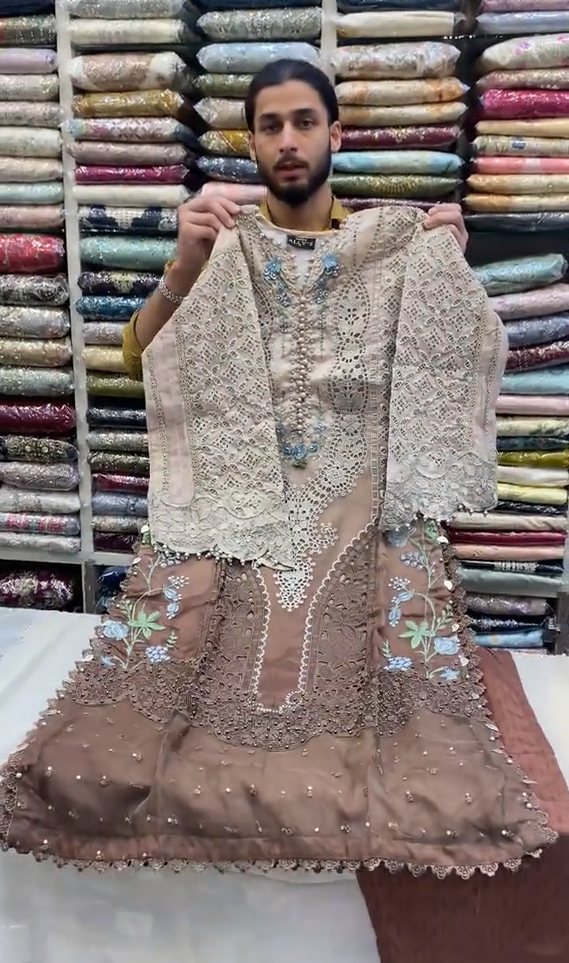 Eid Embroidered 3 Pcs Dress