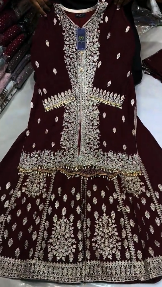 Dhanak Luxury Eid Dress 3 Piece