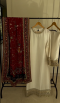 Festive Embroidered 3 Piece Dress