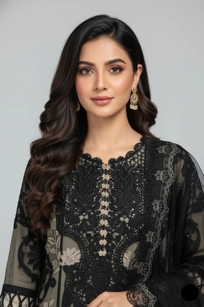 Women Eid Embroidered 3 Piece