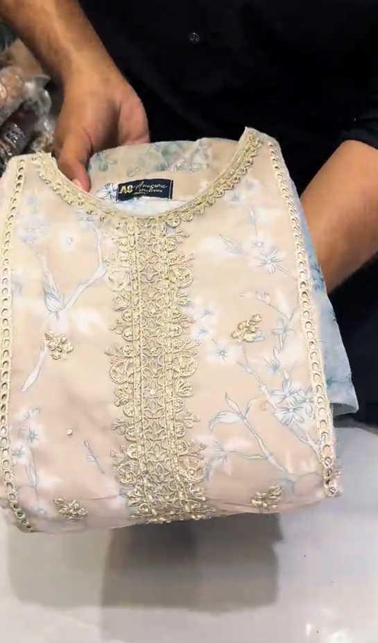 Eid Dhanak 3 Piece Dress