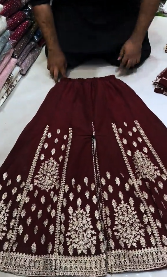 Dhanak Luxury Eid Dress 3 Piece